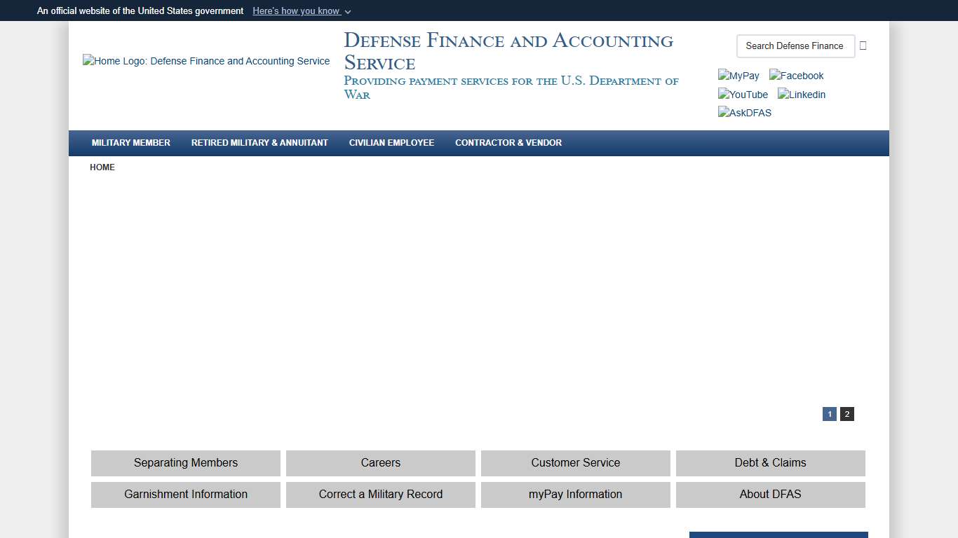 Defense Finance Accounting Service (DFAS)